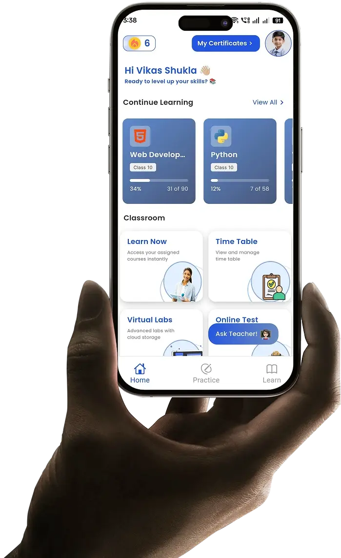 Mobile phone in hand